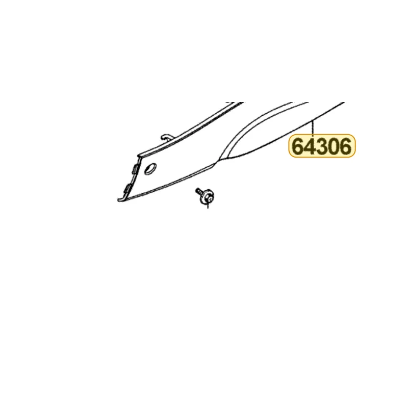 64306-LLJ3-E00-NHP SKIRT L SIDE — diagram cutout