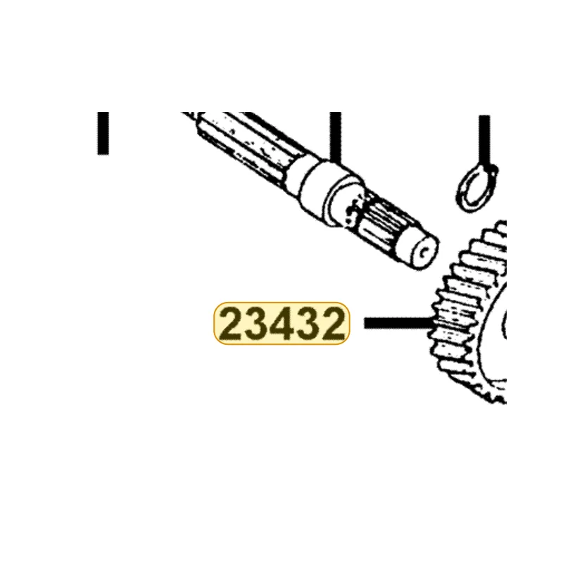 23432-KFA6-900 GEAR FINAL — diagram cutout