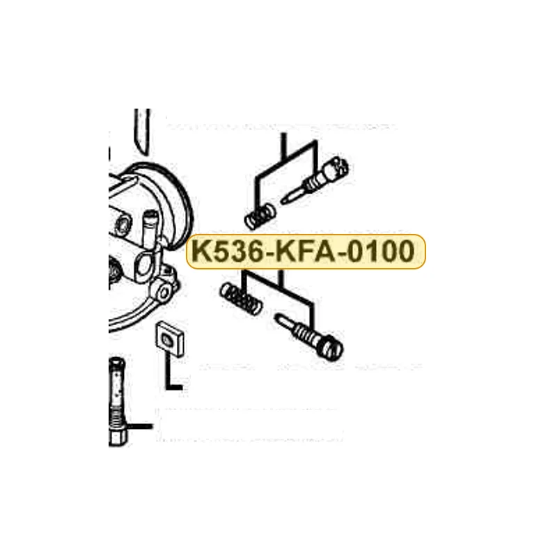 K536-KFA-0100 SCREW SET ( S.S ) — diagram cutout