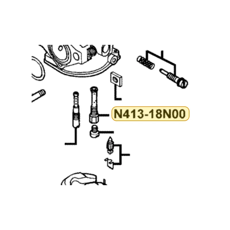N413-18N00 NEEDLE JET HOLDER — diagram cutout
