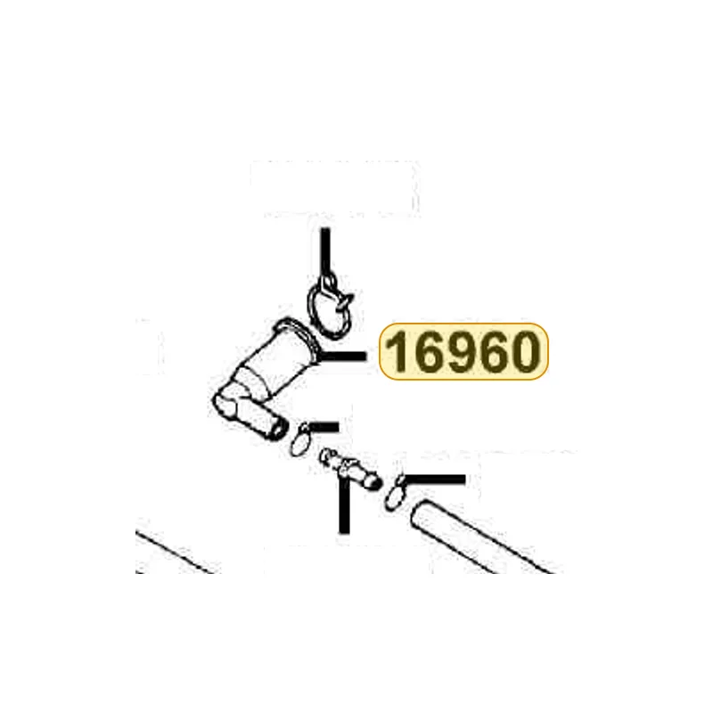 16960-KEC8-900 JOINT FUEL STRN — diagram cutout