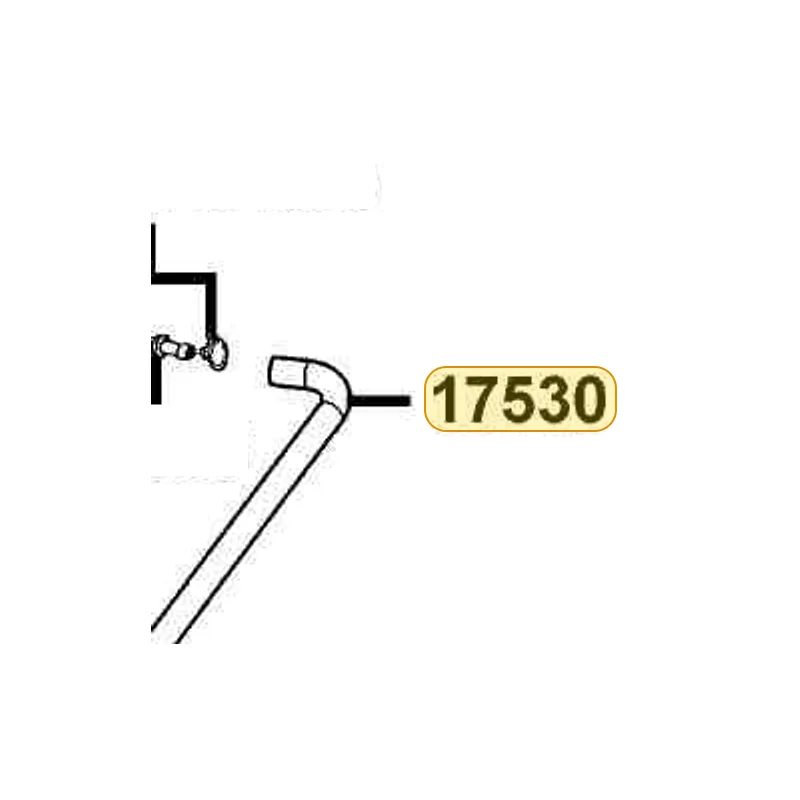 17530-KFA6-900 TUBE ASSY FUEL DRAIN — diagram cutout