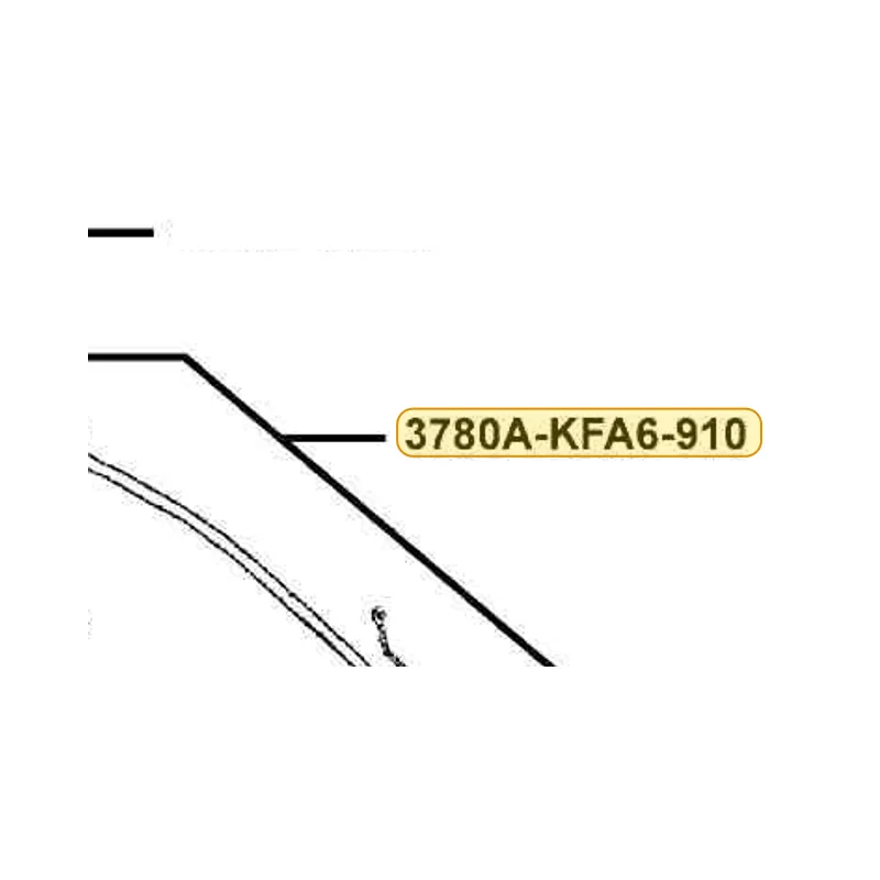 3780A-KFA6-910 FUEL UNIT ASSY — diagram cutout