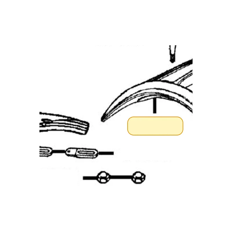 81200-KFA6-900-N8P CARRIER REAR (Bright Silver) — diagram cutout