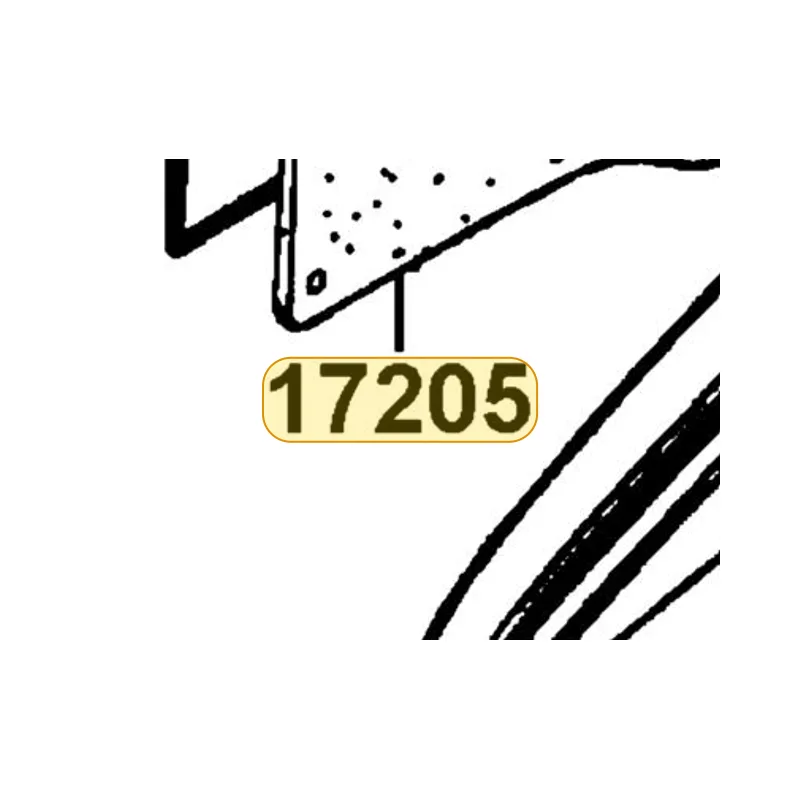 17205-KFA6-900 ELEMENT AIR/C — diagram cutout