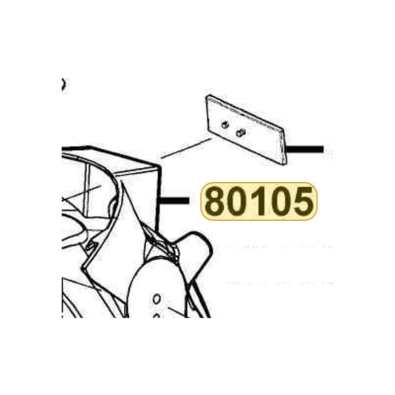 80105-KFA6-M30 FENDER REAR — diagram cutout