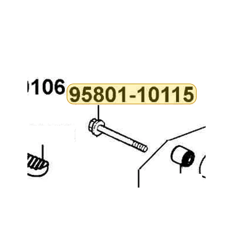 95801-10115-06 BOLT FLANGE 10*115 — diagram cutout