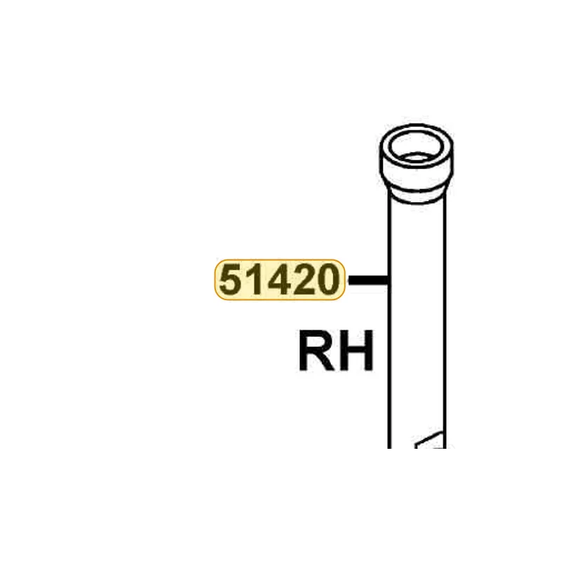 51420-KFA6-900-NJA BOTTOM CASE R (Silver) — diagram cutout
