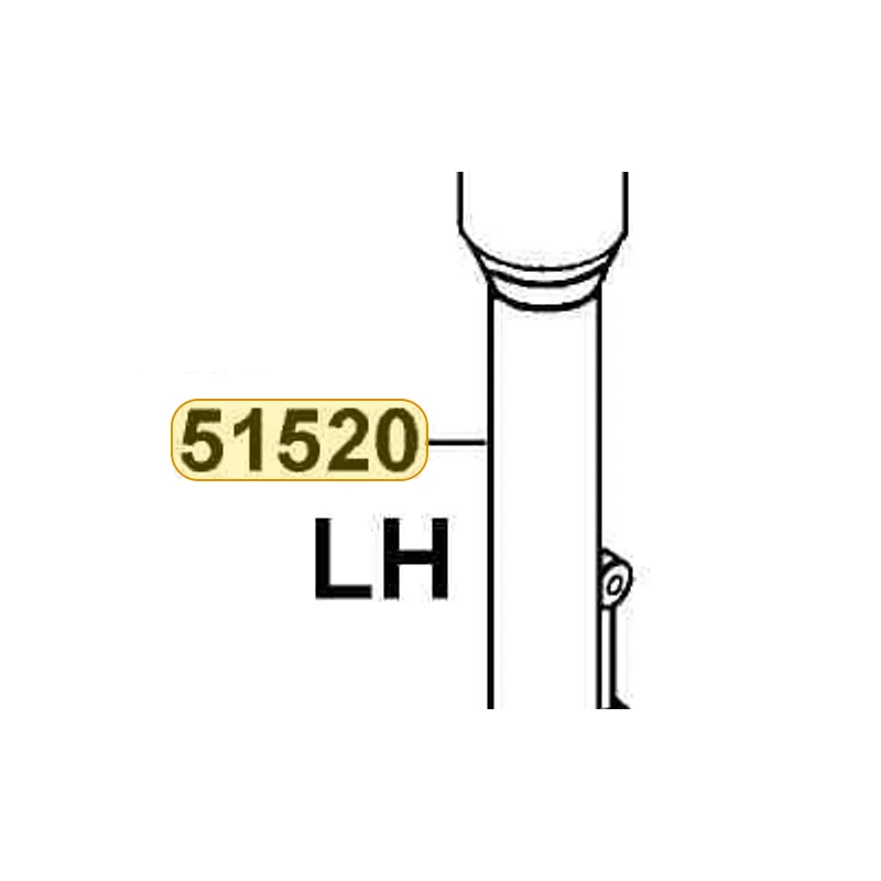 51520-KFA6-900-NJA BOTTOM CASE L (Silver) — diagram cutout
