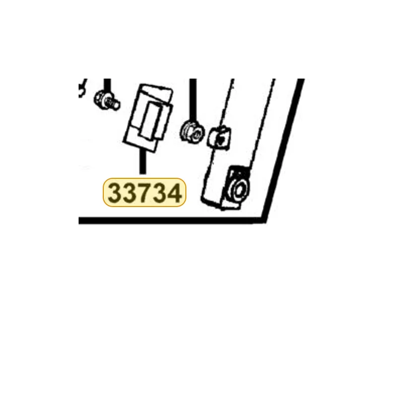 33734-KFA6-M20 STAY REFLECTOR — diagram cutout