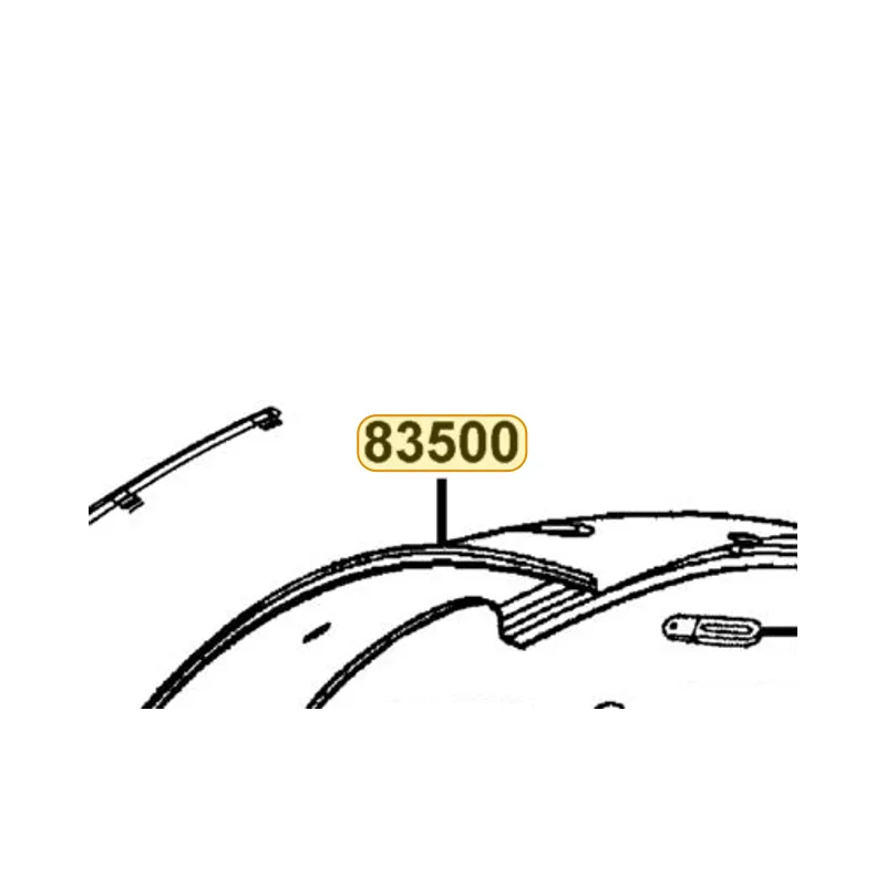 83500-KFA6-900-GFP COVER SET R BODY — diagram cutout