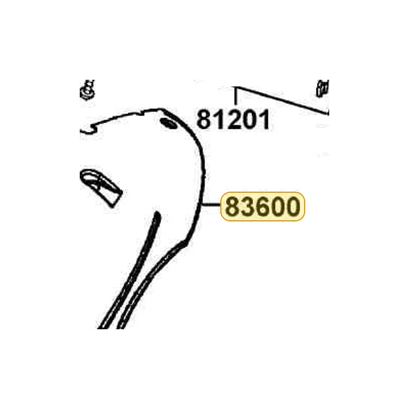 83600-KFA6-900-NHP COVER SET L BODY — diagram cutout