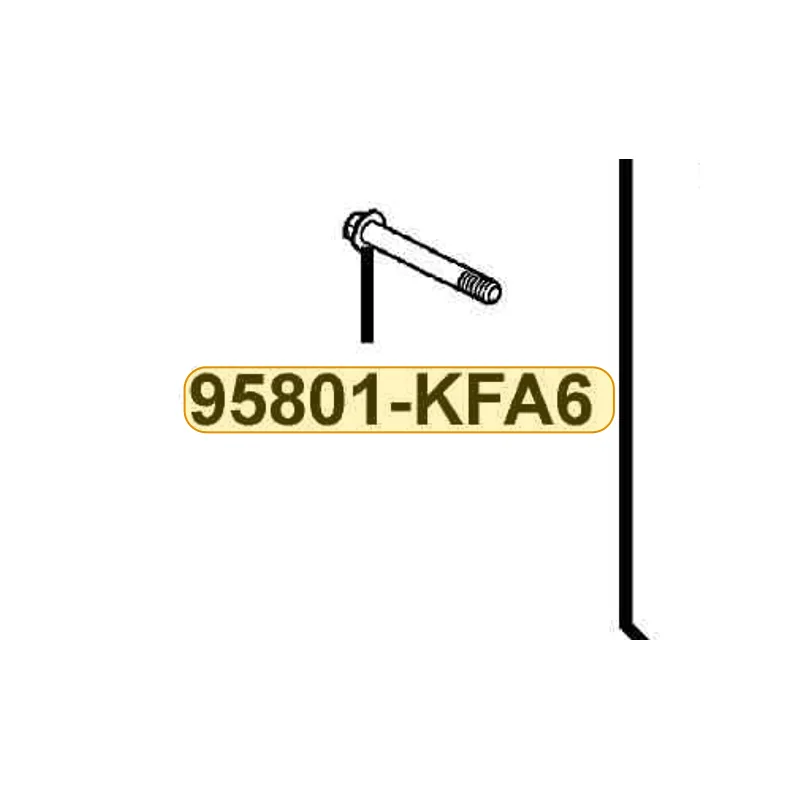 95801-KFA6-E00 BOLT TORX M8X35 (G) — diagram cutout