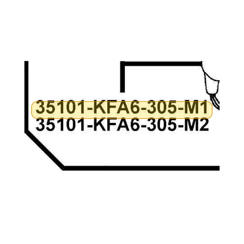 35101-KFA6-305-M2 SW COMB &LOCK — diagram cutout