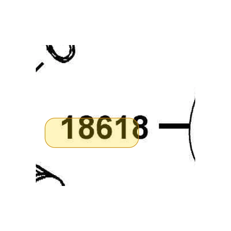 18618-KBE2-900 RUBBER AI CLEANER MOUNT — diagram cutout