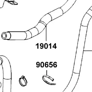 19014-LGE5-E00 HOSE WATER OUTLET — diagram cutout