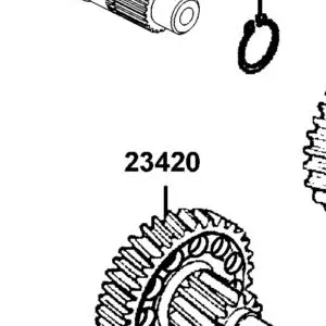 23420-LGE5-E00 SHAFT COMP COUNTER — diagram cutout