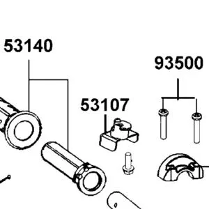 53107-LGE5-M30 STAY R FR WINKER — diagram cutout