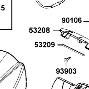 53209-LGE5-E00 SEAL COVER VISOR — diagram cutout