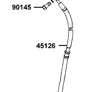 45126-LGE5-E00 HOSE ASSY FR BRK — diagram cutout