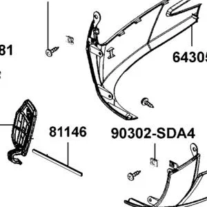 81146-LGE5-E00 SEAL LID INNER BOX — diagram cutout