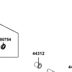 45207-LGE5-E00 PIN HANGE — diagram cutout