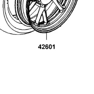 42601-LGE5-E00-HUA WHEEL RR CAST — diagram cutout