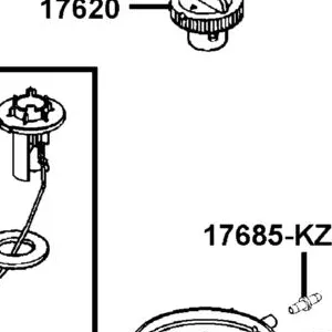 17530-LGE5-E00 TUBE ASSY FUEL DRAIN — diagram cutout