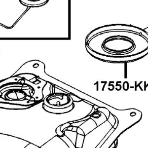 17550-KKD5-C10 TRAY FUEL CAP — diagram cutout