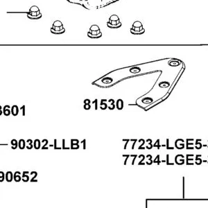 81530-LGE5-E00 RR BOX STAY — diagram cutout