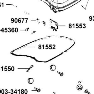81552-LGE5-E00 RUBBER SEAL — diagram cutout