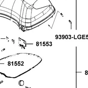 81553-LGE5-E00 STAY LOCK — diagram cutout