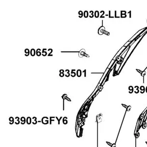 83501-LGE5-E00-N1R COVER R SIDE (Black) — diagram cutout