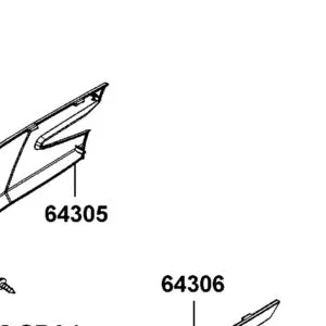 64305-LGE5-E00-JEP SKIRT R SIDE (Peariy Black) — diagram cutout