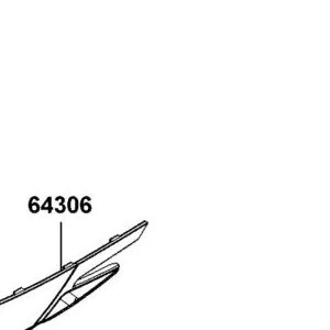 64306-LGE5-E00-JEP SKIRT L SIDE (Peariy Black) — diagram cutout