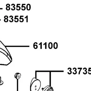 61100-LGE5-M30-D39 FENDER FR — diagram cutout