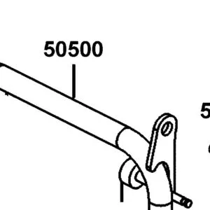 50500-LGE5-E00 STAND COMP MAIN — diagram cutout