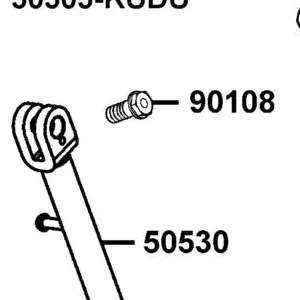 50530-LGE5-E00 STAND COMP SIDE — diagram cutout