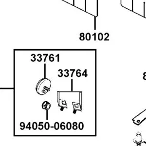 33764-LGE5-M30 R STAY REFLEX REFLECTOR — diagram cutout