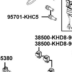 35010-LGE5-315-M1 KEY ASSY(INCLUDE LOCK FUEL LID (D206) — diagram cutout