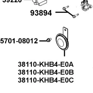 39200-LGE5-E05 ECU UNIT — diagram cutout