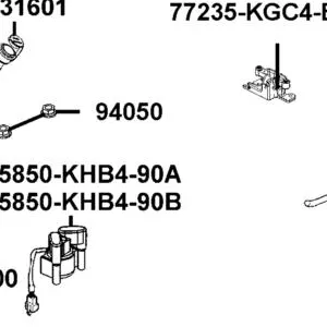77240-LGE5-E00 CABLE COMP SEAT LOCK — diagram cutout