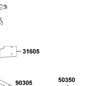 31605-LGE5-E00 STAY REG REC COMP — diagram cutout