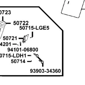 50721-LGE5-E00 STAY L RR STEP — diagram cutout