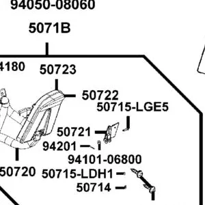 50722-LGE5-E00-J1P COVER L RR STEP — diagram cutout