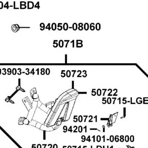 50723-LGE5-E00 RUBBER L RR STEP — diagram cutout
