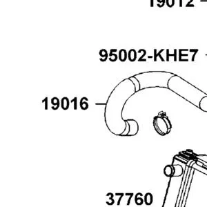 19016-LGE5-E00 HOSE WATER UNIT CAP — diagram cutout