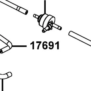 17691-LGE5-M30 TUBE FUEL FLOW - ACV — diagram cutout