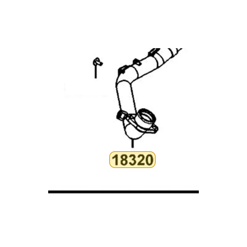 18320-LGE6-E00 PIPE.EXHAUST — diagram cutout