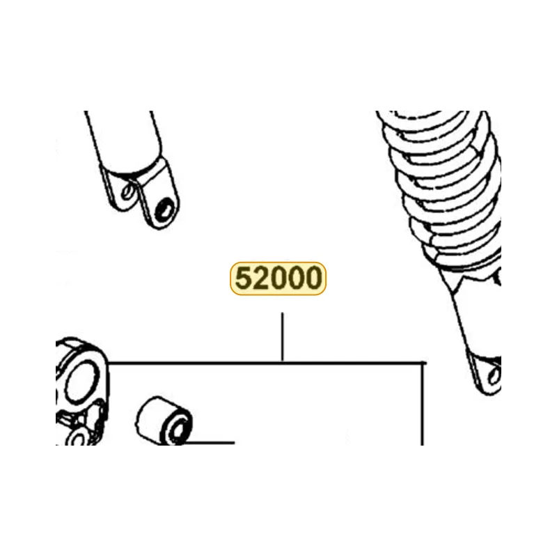 52000-LGE5-E00-YYA FORK ASSY RR — diagram cutout